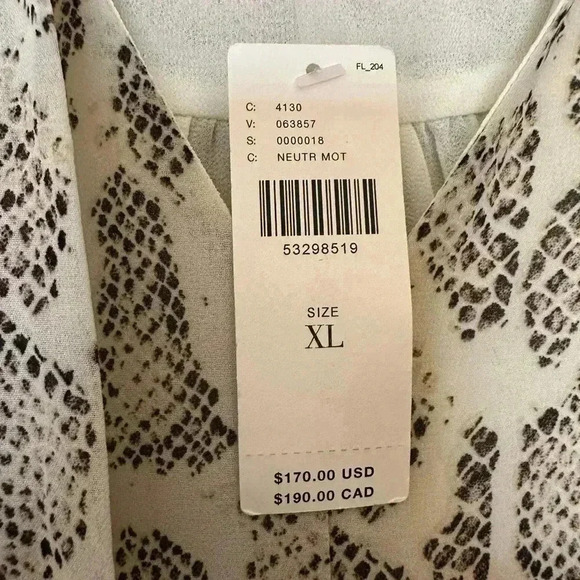 NWT Current Air Los Angeles Snakeprint Midi Dress from Anthropologie - Picture 12 of 14